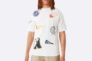 New Era Heritage Badge Tee Off White/Navy